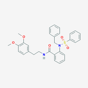 molecular formula C30H30N2O5S B186869 1-Oxa-4-thia-8-azaspiro[4.5]decane CAS No. 5608-98-0