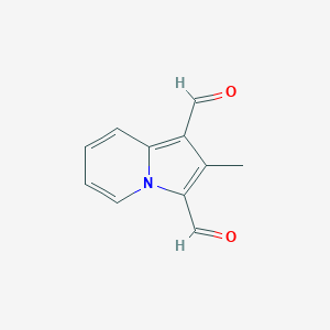 molecular formula C11H9NO2 B186875 2-Methylindolizine-1,3-dicarbaldehyde CAS No. 357317-99-8