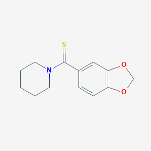 molecular formula C13H15NO2S B186876 1,3-Benzodioxol-5-yl(piperidin-1-yl)methanethione CAS No. 77129-70-5