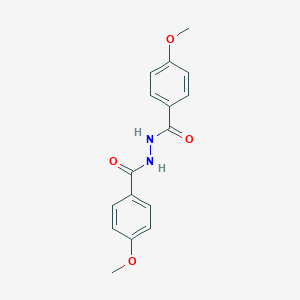 molecular formula C16H16N2O4 B186877 1,2-Bis(4-methoxybenzoyl)hydrazine CAS No. 849-82-1