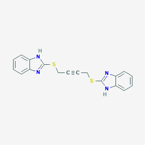 Benzimidazole, 2,2'-(2-butynylenedithio)DI-
