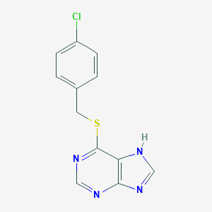 4-chlorobenzyl 7H-purin-6-yl sulfide