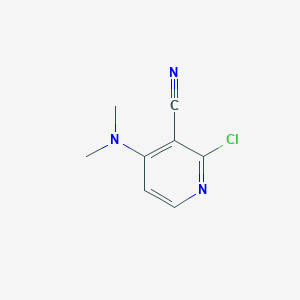 molecular formula C8H8ClN3 B186911 2-Chloro-4-(dimethylamino)nicotinonitrile CAS No. 147992-80-1