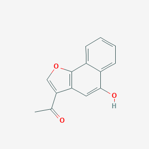 molecular formula C14H10O3 B186913 1-(5-Hydroxynaphtho[1,2-b]furan-3-yl)ethanone CAS No. 352553-09-4