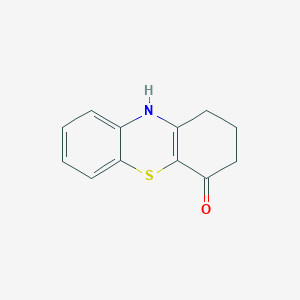 molecular formula C12H11NOS B186915 2,3-dihydro-1H-phenothiazin-4(10H)-one CAS No. 39853-56-0
