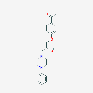 molecular formula C22H28N2O3 B186918 Centpropazine CAS No. 34675-77-9