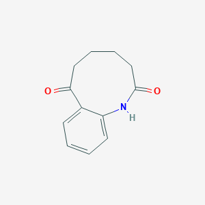 molecular formula C12H13NO2 B186919 3,4,5,6-Tetrahydro-1H-1-benzazonine-2,7-dione CAS No. 4392-17-0
