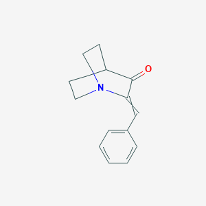 molecular formula C14H15NO B186936 2-Benzylidene-1-azabicyclo[2.2.2]octan-3-one CAS No. 24123-89-5