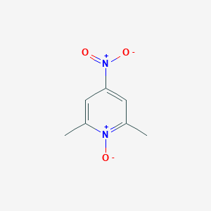 molecular formula C7H8N2O3 B186944 2,6-Dimethyl-4-nitropyridine 1-oxide CAS No. 4808-64-4