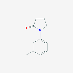 molecular formula C11H13NO B186946 1-(3-Methylphenyl)pyrrolidin-2-one CAS No. 24059-72-1