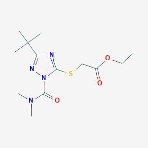 molecular formula C13H22N4O3S B018695 Triazamate CAS No. 110895-43-7