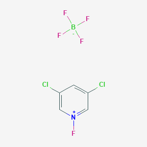 molecular formula C5H3BCl2F5N B018696 N-Fluoro-3,5-dichloropyridinium tetrafluoroborate CAS No. 109705-15-9