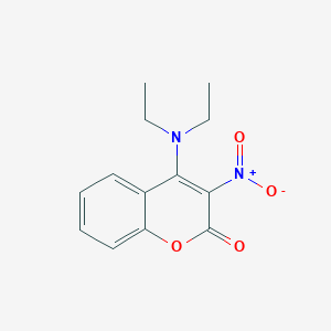 Coumarin, 4-diethylamino-3-nitro-