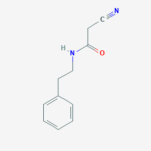 molecular formula C11H12N2O B186967 2-cyano-N-(2-phenylethyl)acetamide CAS No. 51838-02-9
