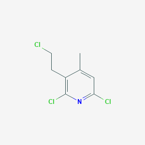 2,6-Dichloro-3-(2-chloroethyl)-4-methylpyridine