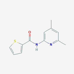 molecular formula C12H12N2OS B186989 N-(4,6-dimethylpyridin-2-yl)thiophene-2-carboxamide CAS No. 140865-94-7