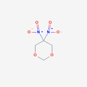 molecular formula C4H6N2O6 B186992 5,5-Dinitro-1,3-dioxane CAS No. 4776-97-0