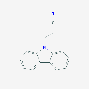 molecular formula C15H12N2 B186994 3-(9H-carbazol-9-yl)propanenitrile CAS No. 5337-01-9