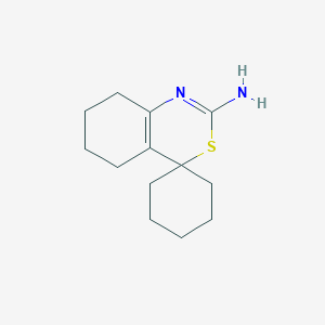 molecular formula C13H20N2S B186996 5,6,7,8-Tetrahydrospiro[3,1-benzothiazine-4,1'-cyclohexan]-2-amine CAS No. 5778-24-5