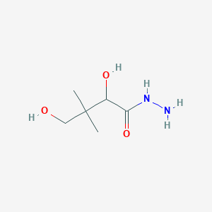 molecular formula C6H14N2O3 B187000 2,4-Dihydroxy-3,3-dimethylbutanehydrazide CAS No. 4386-16-7