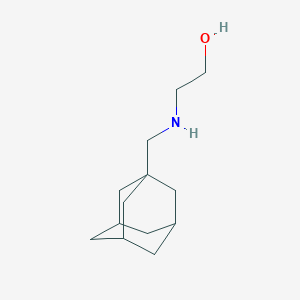 molecular formula C13H23NO B187003 2-[(Adamantan-1-ylmethyl)-amino]-ethanol CAS No. 65738-69-4