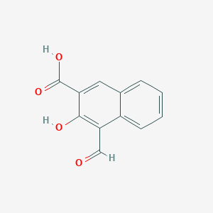 4-Formyl-3-hydroxynaphthalene-2-carboxylic acid