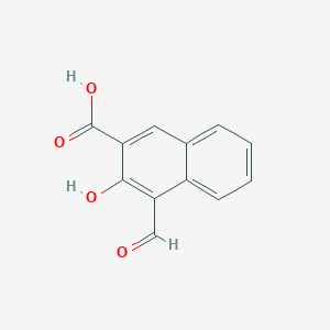 molecular formula C12H8O4 B187009 4-Formyl-3-hydroxynaphthalene-2-carboxylic acid CAS No. 38399-46-1