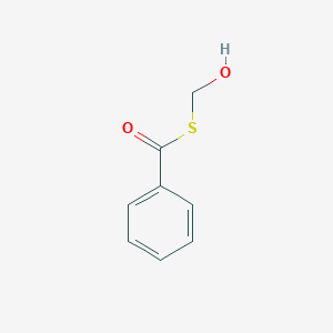 molecular formula C8H8O2S B187022 S-(hydroxymethyl) benzenecarbothioate CAS No. 23853-33-0