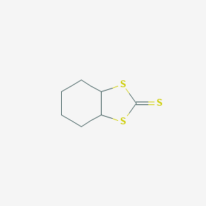 molecular formula C7H10S3 B187031 Hexahydro-1,3-benzodithiole-2-thione CAS No. 2164-87-6