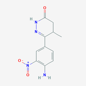 6-(4-amino-3-nitrophenyl)-5-methyl-4,5-dihydropyridazin-3(2H)-one