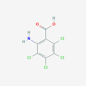 molecular formula C7H3Cl4NO2 B187036 2-Amino-3,4,5,6-tetrachlorobenzoic acid CAS No. 6923-69-9