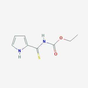 molecular formula C8H10N2O2S B187042 ethyl N-(1H-pyrrole-2-carbothioyl)carbamate CAS No. 37488-43-0