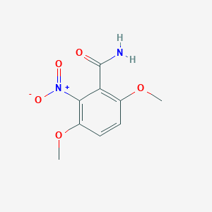 molecular formula C9H10N2O5 B187043 3,6-二甲氧基-2-硝基苯甲酰胺 CAS No. 26002-58-4
