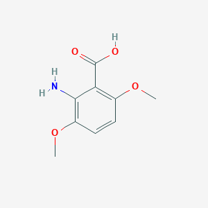 molecular formula C9H11NO4 B187045 2-Amino-3,6-dimethoxybenzoic acid CAS No. 50472-10-1