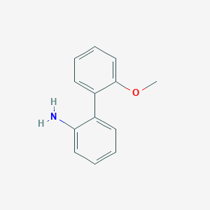 molecular formula C13H13NO B187046 2'-Methoxy-biphenyl-2-ylamine CAS No. 1206-76-4