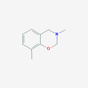 molecular formula C10H13NO B187050 2H-1,3-Benzoxazine, 3,4-dihydro-3,8-dimethyl- CAS No. 3534-32-5
