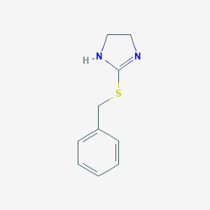 molecular formula C10H12N2S B187053 2-benzylsulfanyl-4,5-dihydro-1H-imidazole CAS No. 20268-38-6