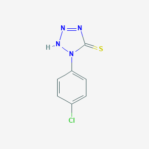 molecular formula C7H5ClN4S B187056 1-(4-Chloro-phenyl)-1H-tetrazole-5-thiol CAS No. 27143-76-6