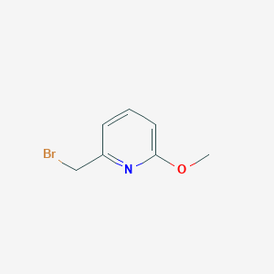 molecular formula C7H8BrNO B187069 2-(Bromomethyl)-6-methoxypyridine CAS No. 156094-63-2