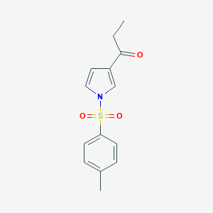 molecular formula C14H15NO3S B187071 3-Propanoyl-1-tosylpyrrole CAS No. 152171-06-7