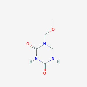 molecular formula C5H9N3O3 B187072 1-(Methoxymethyl)-1,3,5-triazinane-2,4-dione CAS No. 197806-30-7