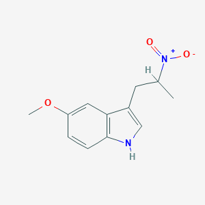 molecular formula C12H14N2O3 B187073 1H-Indole, 5-methoxy-3-(2-nitropropyl)- CAS No. 113997-50-5