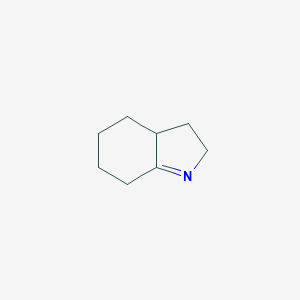 molecular formula C8H13N B187076 3,3a,4,5,6,7-Hexahydro-2H-indole CAS No. 18159-32-5
