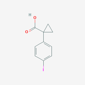 1-(4-Iodophenyl)cyclopropane-1-carboxylic acid