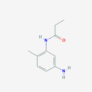 molecular formula C10H14N2O B187096 N-(5-amino-2-methylphenyl)propanamide CAS No. 436089-02-0