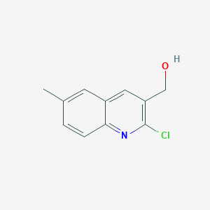 molecular formula C11H10ClNO B187100 (2-chloro-6-methylquinolin-3-yl)methanol CAS No. 123637-97-8
