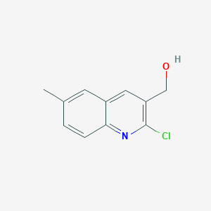 molecular formula C11H10ClNO B187100 2-Chloro-6-methylquinoline-3-methanol CAS No. 123637-97-8