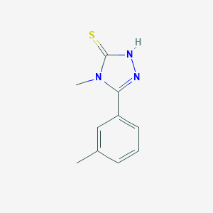 4-methyl-5-(3-methylphenyl)-4H-1,2,4-triazole-3-thiol