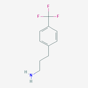 molecular formula C10H12F3N B187105 3-(4-(三氟甲基)苯基)丙-1-胺 CAS No. 101488-60-2