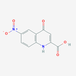 molecular formula C10H6N2O5 B187110 4-Hydroxy-6-nitroquinoline-2-carboxylic acid CAS No. 134785-84-5